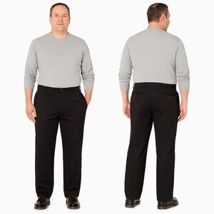 Dockers Signature Black Classic Fit Khaki Pants Size 40×30